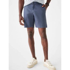 NWT Faherty Island Life Vintage Navy Blue 8" Shorts Size 40 ~